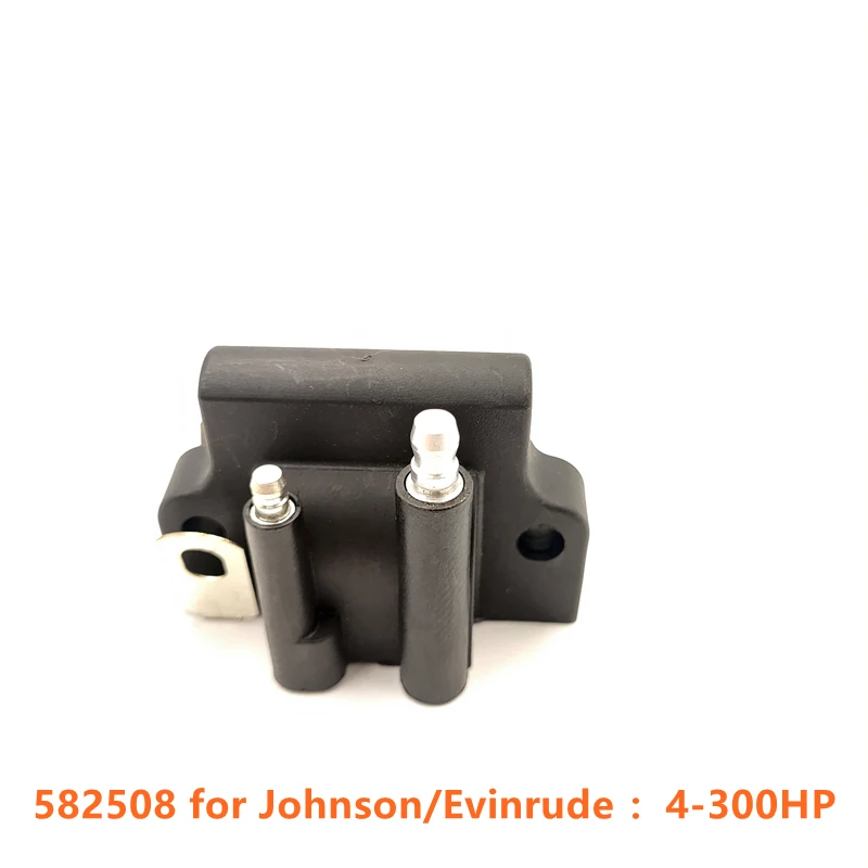 Катушка зажигания в сборе для Johnson Evinrude 582508 18 - 5179 183 - 2508 Подвесной двигатель мощностью 4 л.с.-300 л.с. Аксессуары для лодки . ' - ' . 5