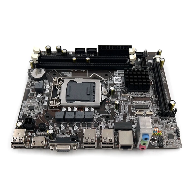 Материнская плата H55 LGA1156 Поддерживает процессор серии I3 530 I5 760 с памятью DDR3 Материнской платы + Процессор I3 540 + кабель SATA + Термопаста . ' - ' . 3
