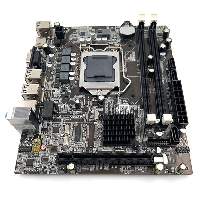 Материнская плата H55 LGA1156 Поддерживает процессор серии I3 530 I5 760 с памятью DDR3 Материнской платы + Процессор I3 540 + кабель SATA + Термопаста . ' - ' . 5