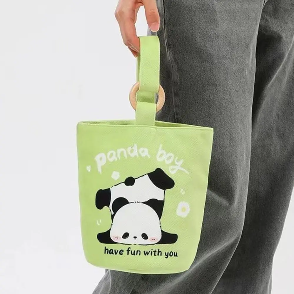 Милая сумка-ведро с Пандой, сумка в корейском стиле, сумка для покупок, Женская сумка для мамы, Милая Сумочка . ' - ' . 0
