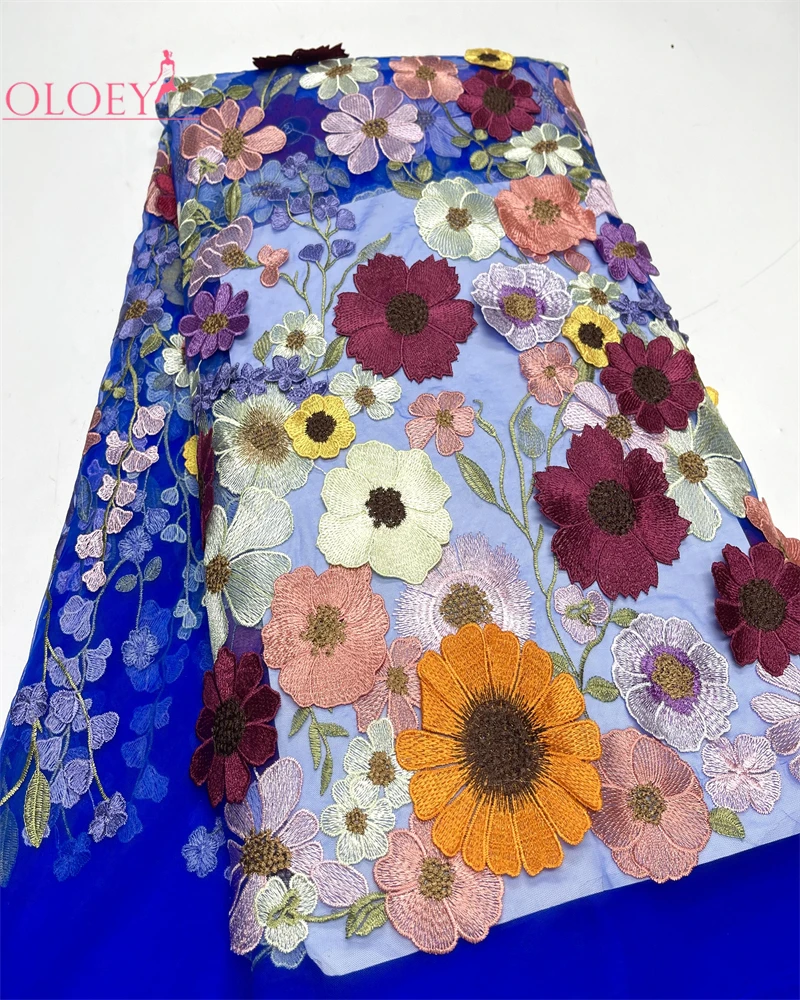 Новейшее высококачественное элегантное классическое вышитое кружево Африканская французская сетчатая кружевная ткань для свадебного платья . ' - ' . 0