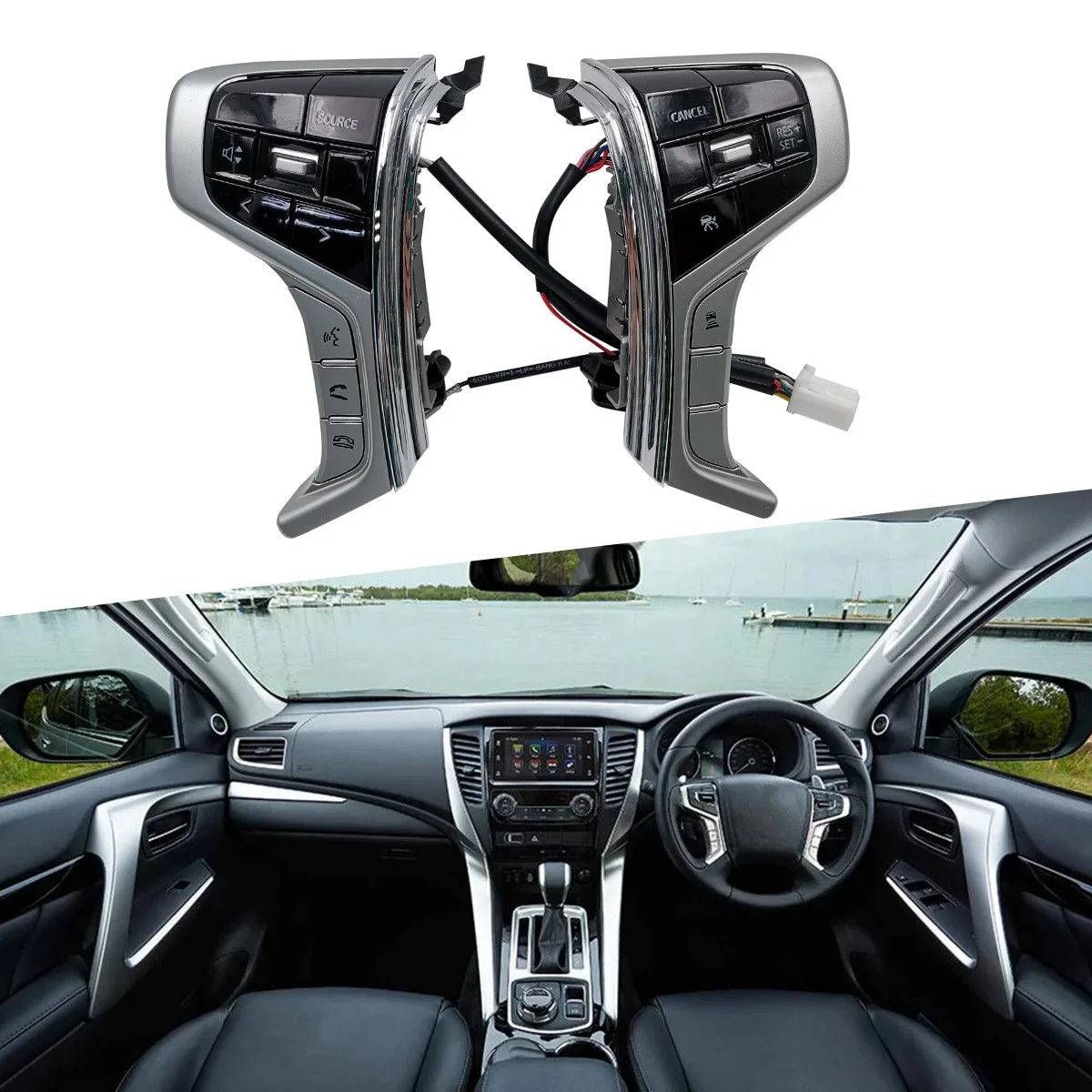 Переключатель Круиз-контроля Рулевого колеса o для Mitsubishi PAJERO SPORT 2015-2022 Outlander Delica L200 . ' - ' . 3