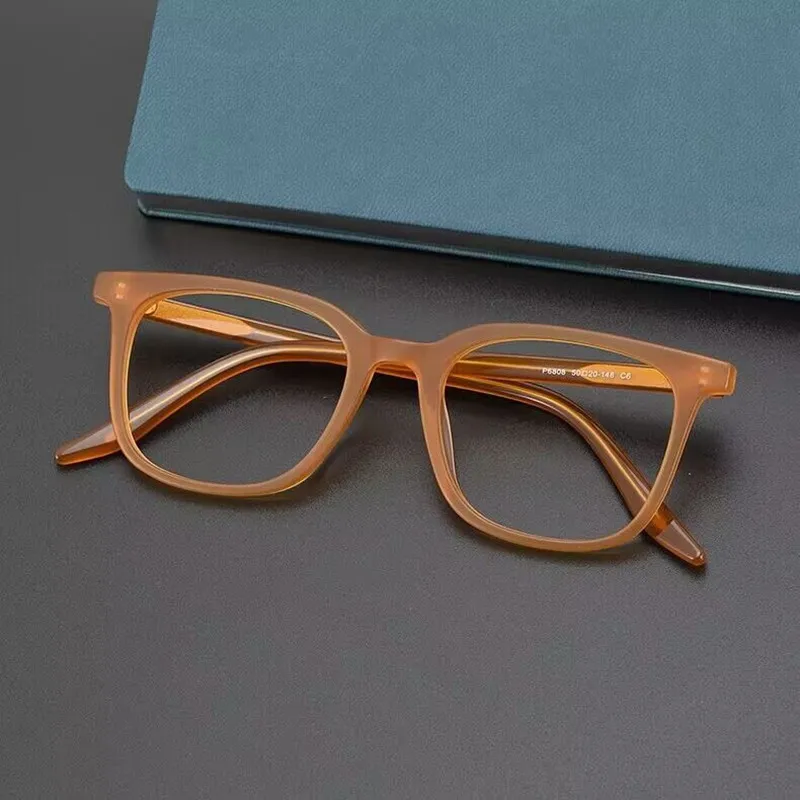 Роскошные брендовые дизайнерские ацетатные очки для мужчин и женщин, оправа для очков, модные тенденции, очки с прозрачными линзами, очки по рецепту, близорукость . ' - ' . 4