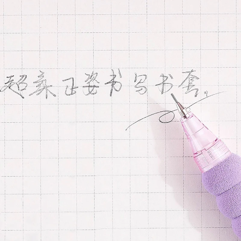 Симпатичная Мультяшная Механическая ручка для прессования карандашей 0,5 мм с мягким захватом Автоматический карандаш для студентов, детские канцелярские принадлежности Kawaii . ' - ' . 4